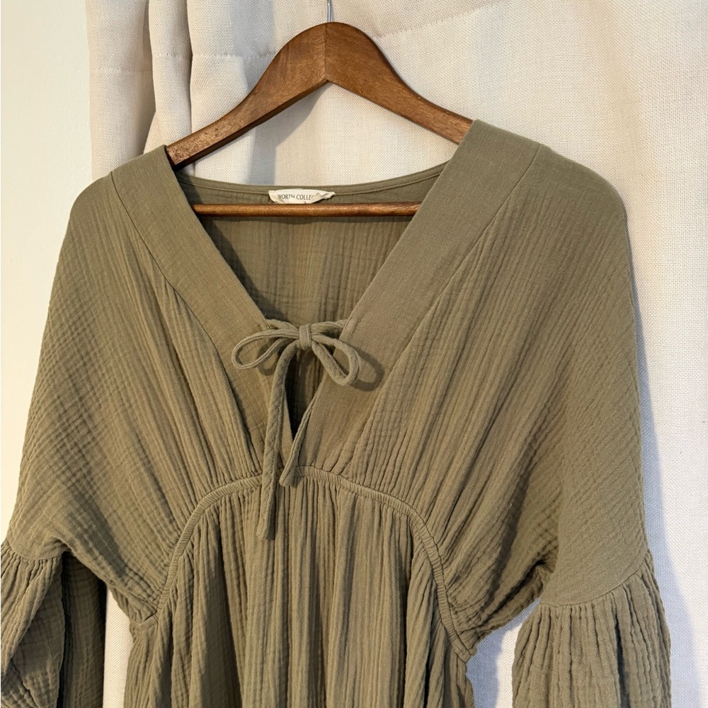Worth Collection Olive Hunter Dress